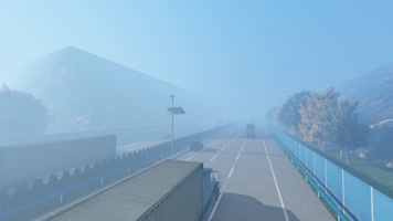 高速公路 三维动画 交通建设 视频素材