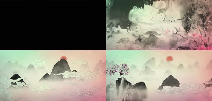 震撼大气水墨开场片