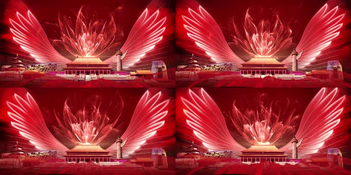 我爱我的祖国LED背景