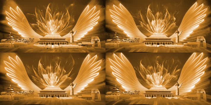 我爱我的祖国LED背景