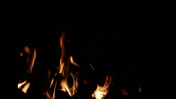 13个透明通道篝火燃烧素材包