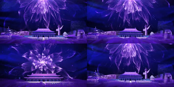 我爱我的祖国红色中国LED背景