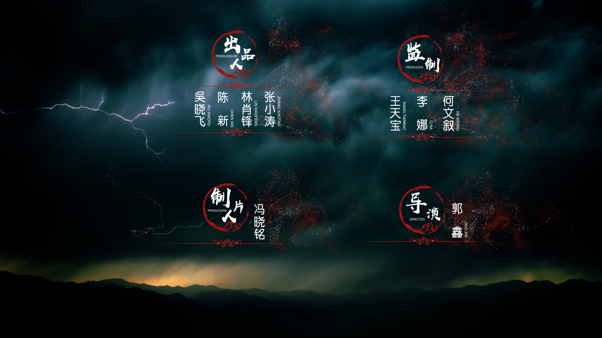 电影片名文字AE模板