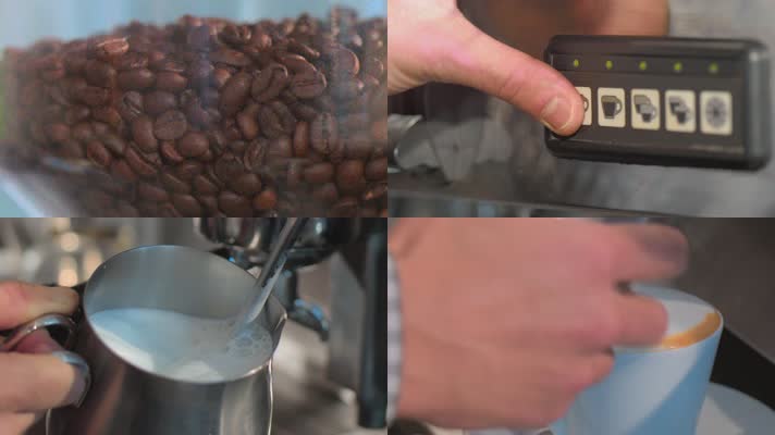 咖啡豆 咖啡机 冲泡咖啡 咖啡拉花 