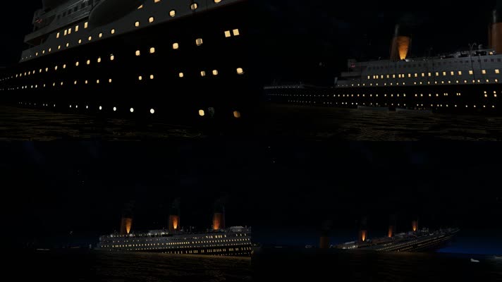 虚幻4模拟泰坦尼克号沉船过程