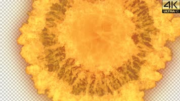 【4K】真实火焰alpha通道