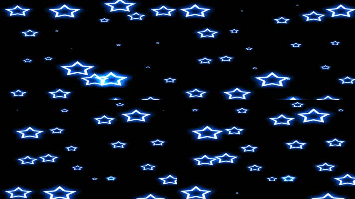 蓝色闪耀星光背景