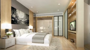 三维漫游中式3D房地产家庭室内设计