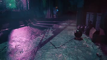 赛博朋克未来科幻街头城市