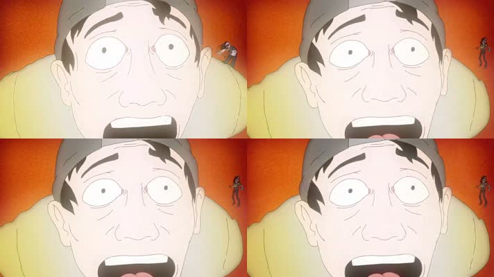 时尚酒吧人物说唱节奏