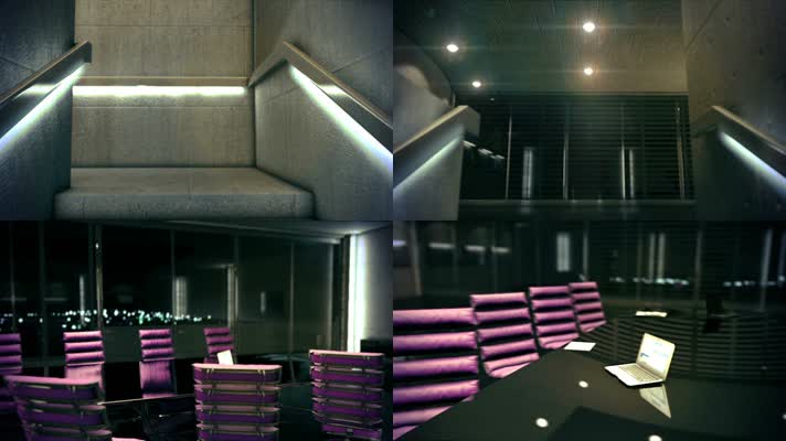 3D会议室 商务办公 装修样板 空间改造