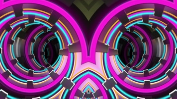 科技双隧道VJ背景