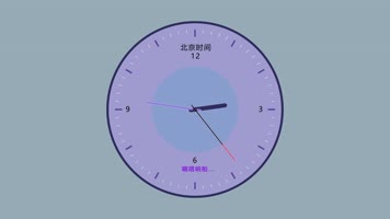 MG时钟全表达式控制AE模板