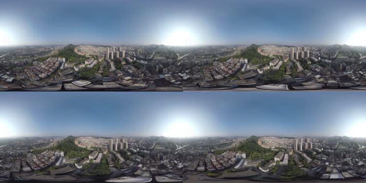 城市清晨VR拍摄4k