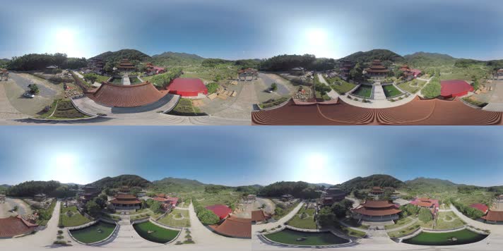 南少林VR航拍4K全景视频