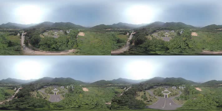 灵石山 航拍VR全景4k