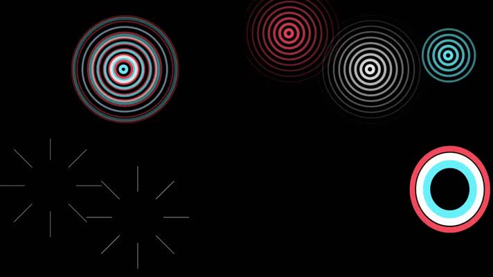 创意水波圈圈成品动感背景