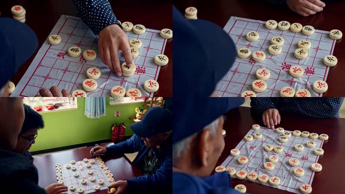 老年人悠闲生活下象棋335