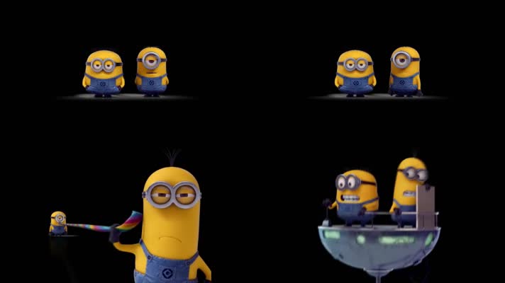 抠像绿幕小黄人合集