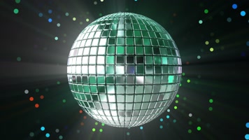 白色迪斯科灯球背景