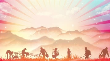 4K五一劳动节主题背景循环