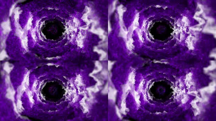 紫色抽象隧道