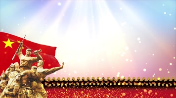 4K国旗人民英雄背景循环