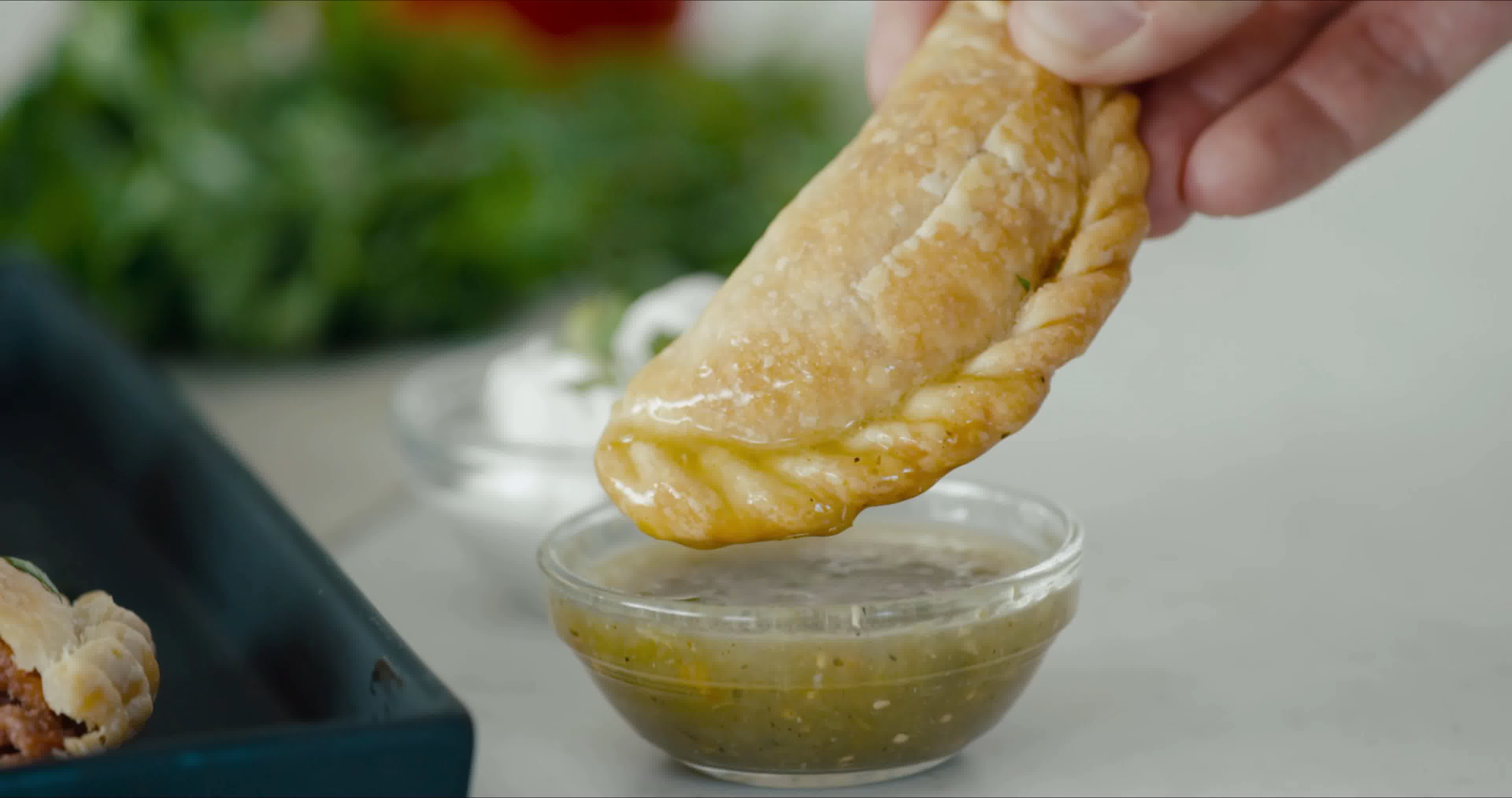 肉馅料，做籺，烤籺