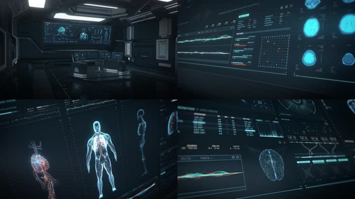 高科技UI医疗科技视频