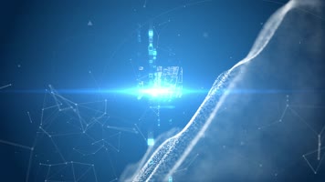 【无插件】耀眼深蓝科技logo/片头/