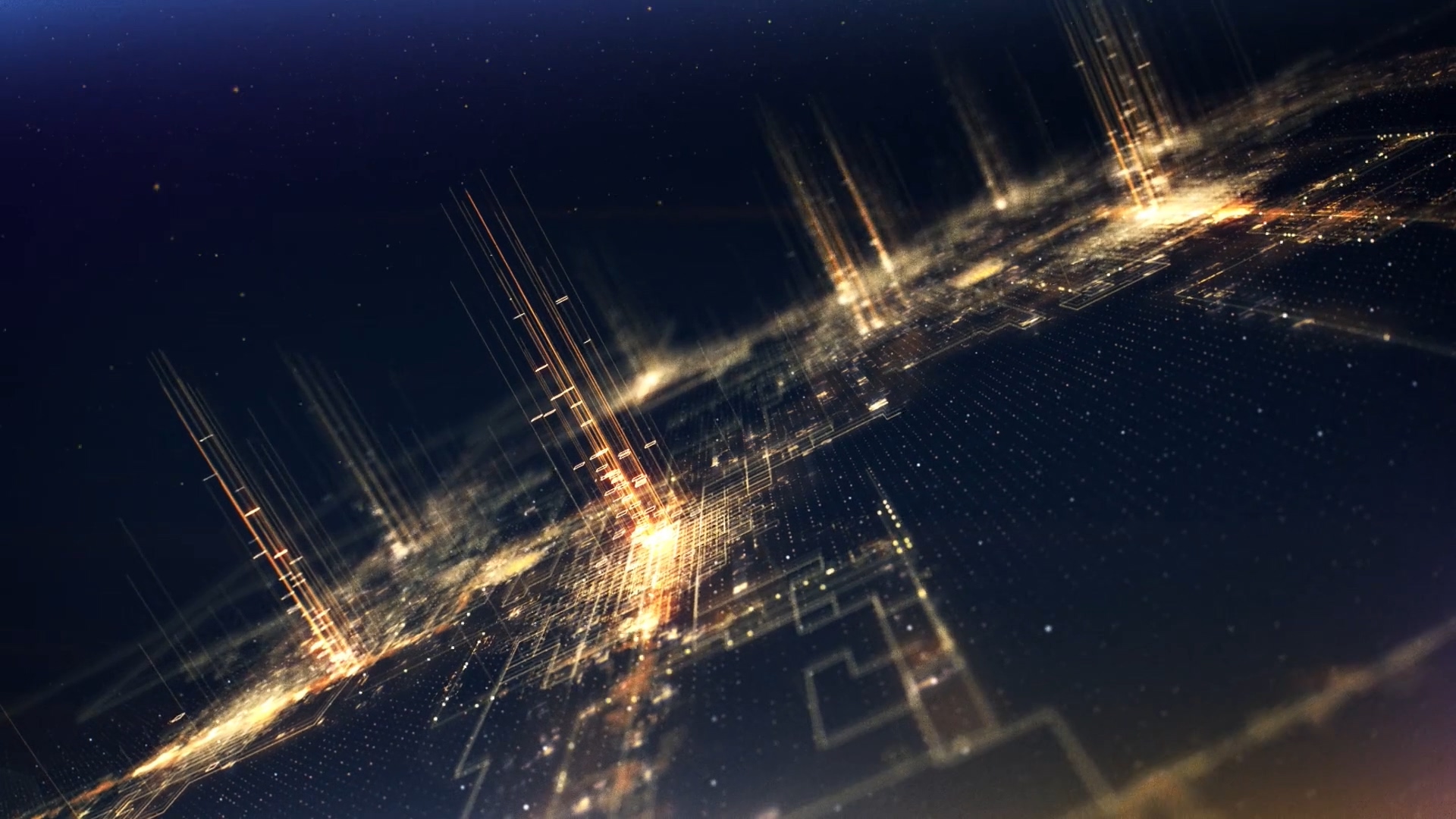 唯美科技光线特效