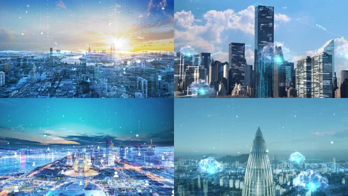 【原创】科技互联网城市-特效合成(可商用) 【原创】科技互联网城市-特效合成(可商用)