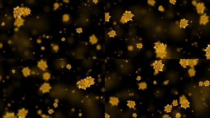 唯美曼陀罗花粒子背景视频 唯美曼陀罗花粒子背景视频