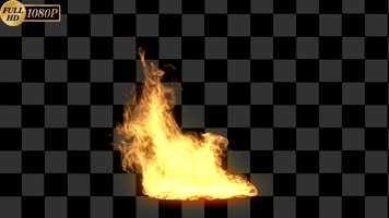 爆炸 火焰特效带通道 alpha透明通道  