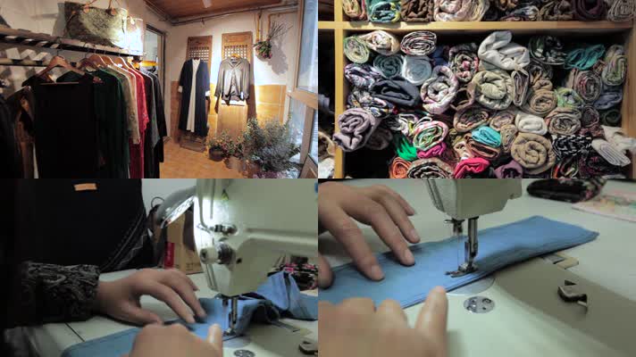 手工缝纫独立服装店
