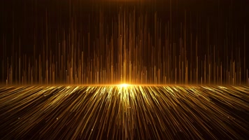 4K金色粒子年会晚会背景