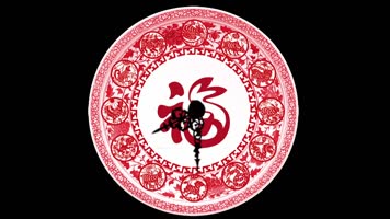 透明通道时钟转动6套套装