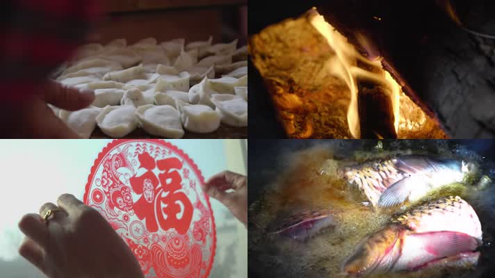 4k原创中国年喜庆生活空镜头