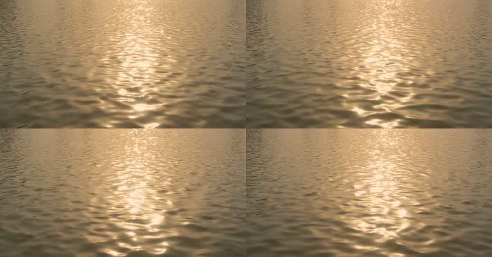 【原创】4k波光粼粼黄昏循环