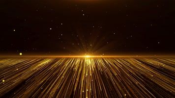 4K金色粒子线条颁奖年会背景