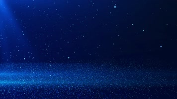 4K梦幻蓝色粒子背景抒情