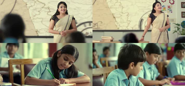 老师给学生上课