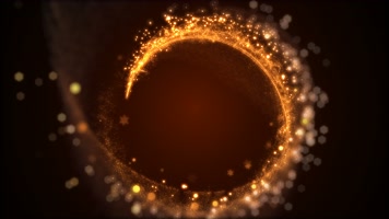 金色粒子旋涡背景