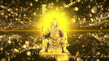 武圣关公金身坐像