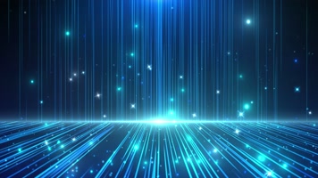 4K梦幻蓝色粒子背景