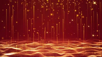 4K大气金色粒子党政背景