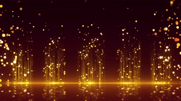 4K唯美金色粒子背景