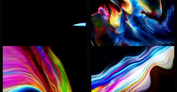 8k炫彩粒子动态背景003