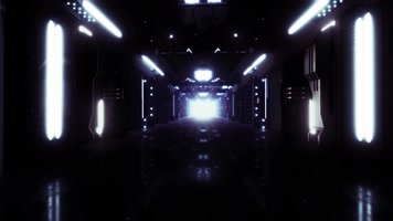 科技灯光的隧道 科技灯光的隧道