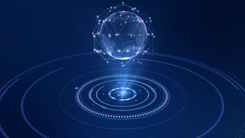 4K蓝色科技背景